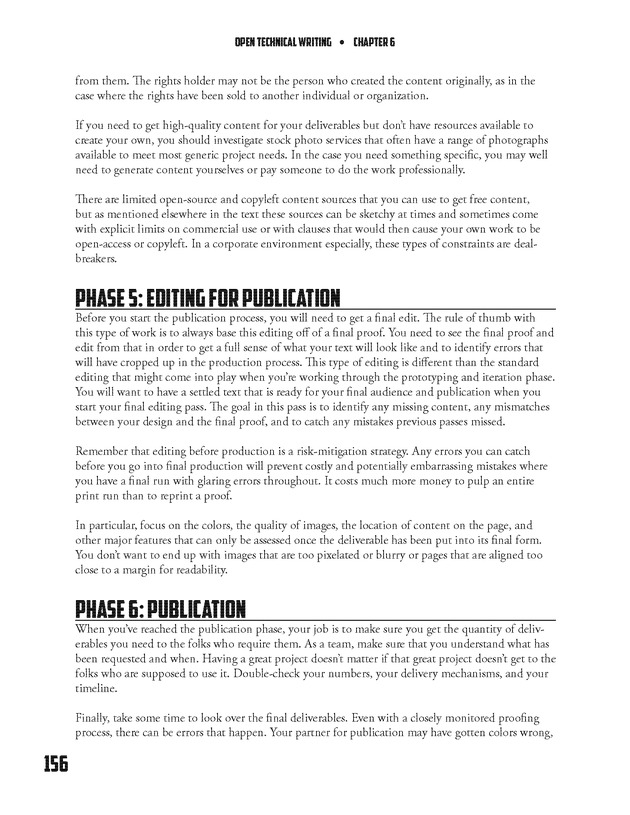 Open Technical Writing - New Page